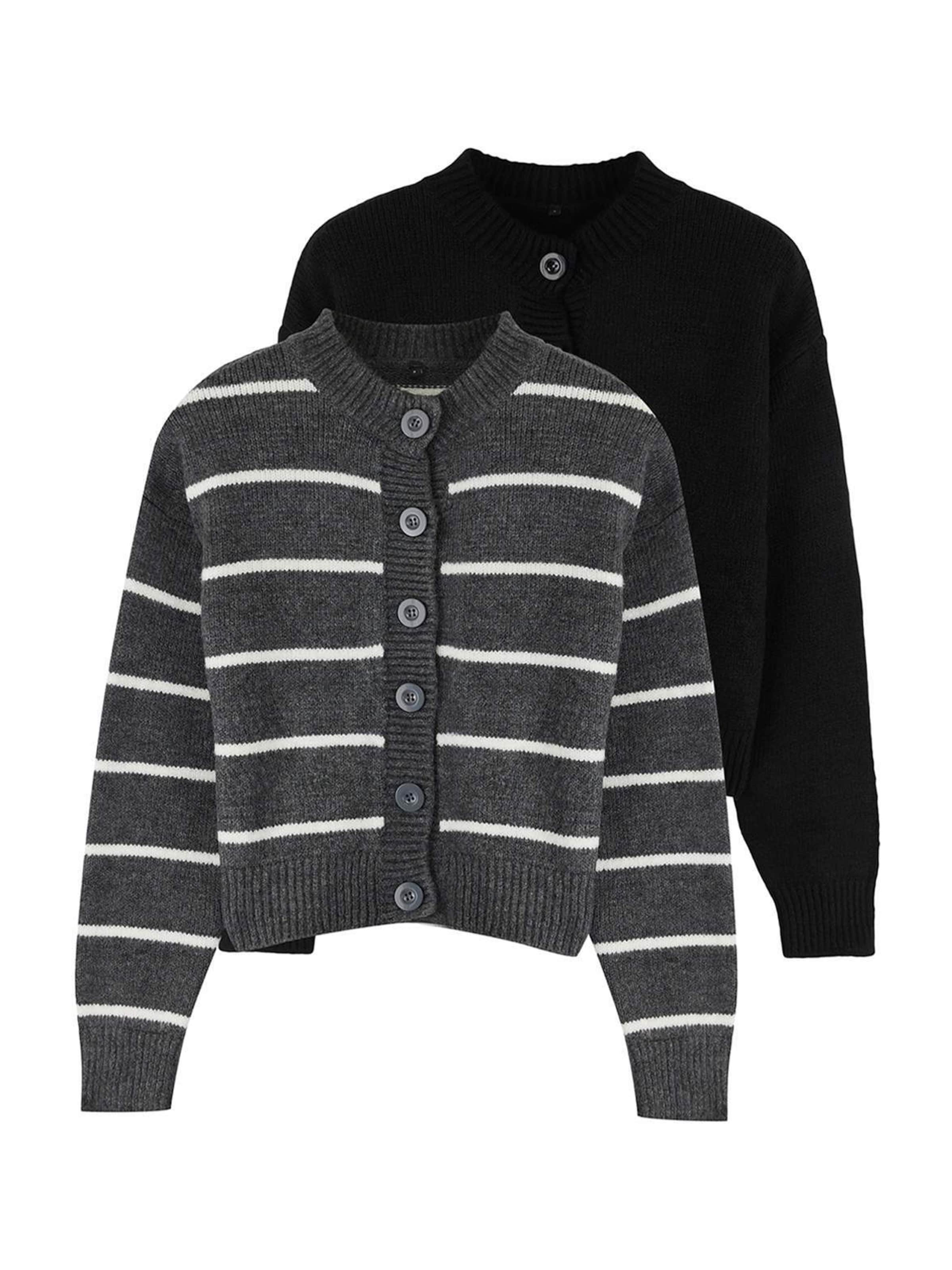 Cardigan Trendyol en gris : devant