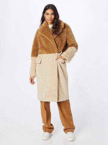 BOSS Between-Seasons Coat 'Cadola' in Beige: front