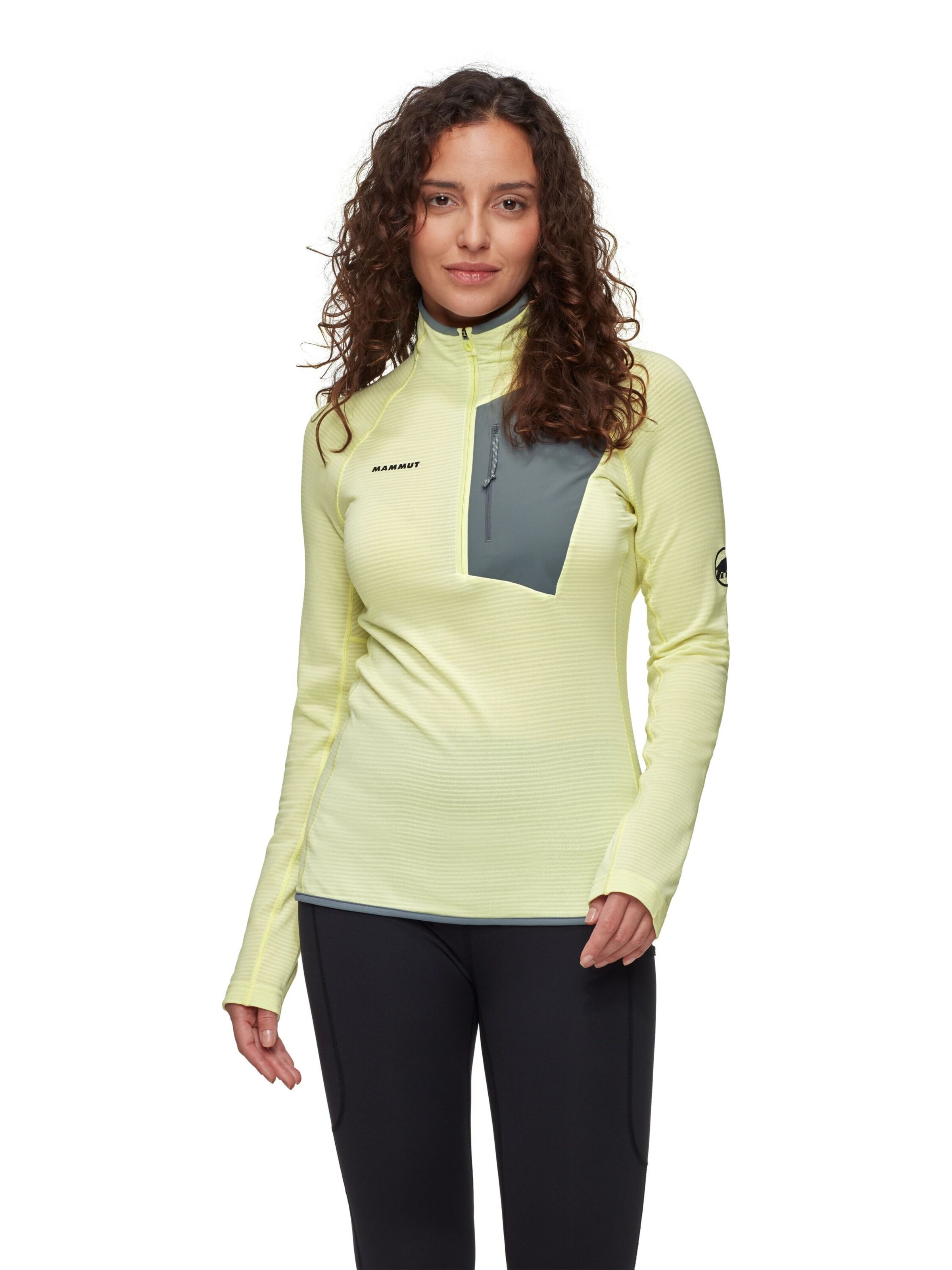 MAMMUT Funktionsshirt 'Aenergy Light' in Gelb: Vorderseite