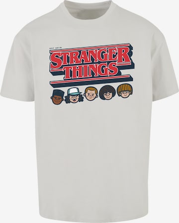 T-Shirt 'Stranger Things Netflix TV Series' F4NT4STIC en gris : devant