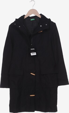 UNITED COLORS OF BENETTON Jacket & Coat in M in Black: front