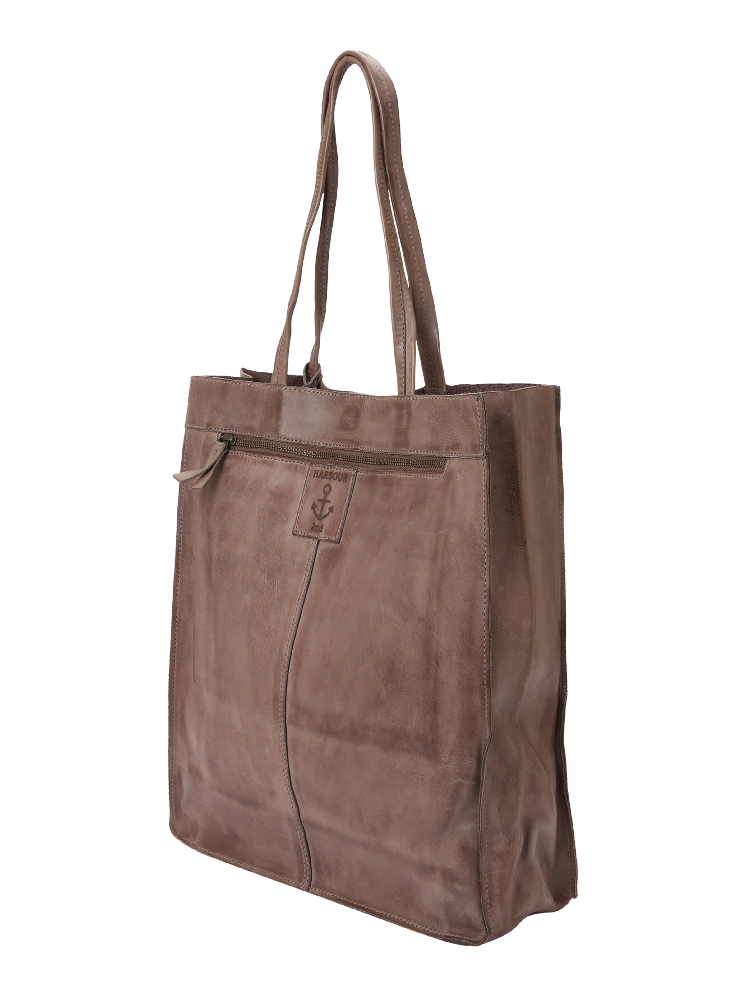 Harbour 2ndShopper torba 'Elbe 2' - siva boja: bočni dio