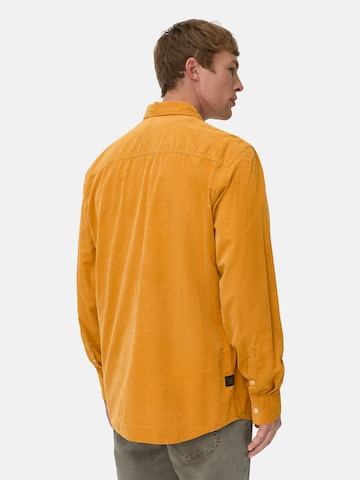 CAMEL ACTIVE Regular Fit Langarmhemd mit aufgesetzten Taschen in Gelb
