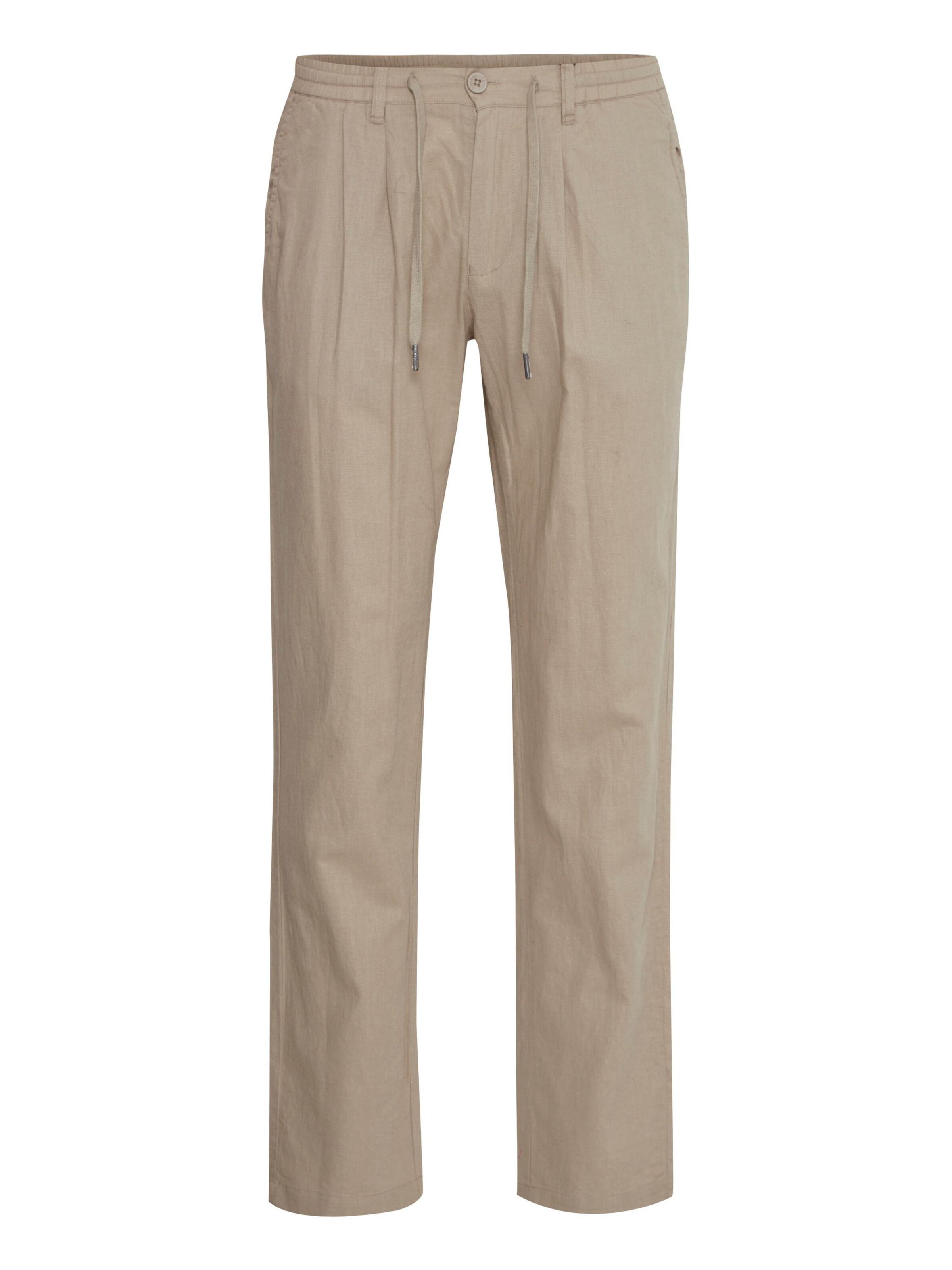 FQ1924 Regular Broek 'Charls' in Beige: voorkant