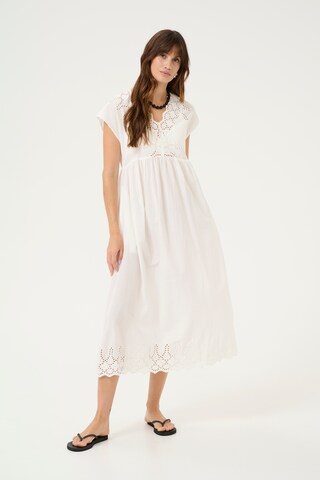 CULTURE Dress 'Hawaii' in White: front