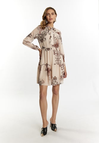 faina Summer Dress in Beige