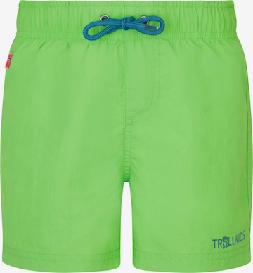 TROLLKIDS Board Shorts in Green: front
