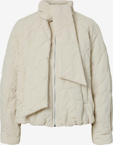 YAS Välikausitakki värissä beige: etupuoli