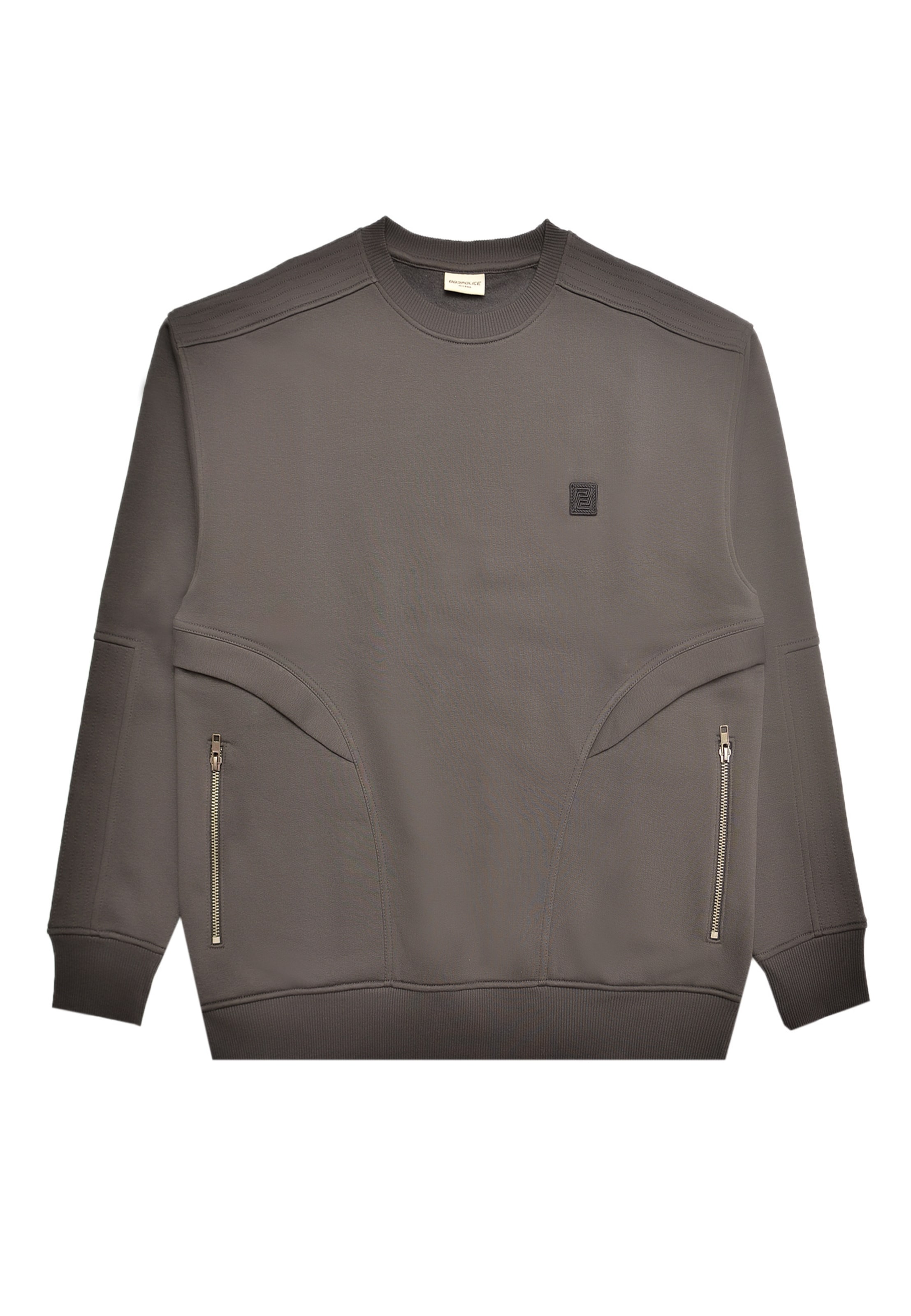 883Police Sweatshirt 'Dyme' in Grau: Vorderseite