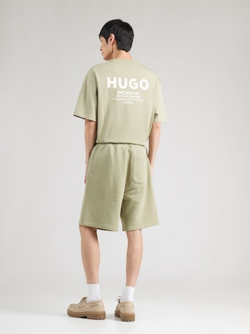 Largi Pantaloni 'Nomario' de la HUGO pe bej