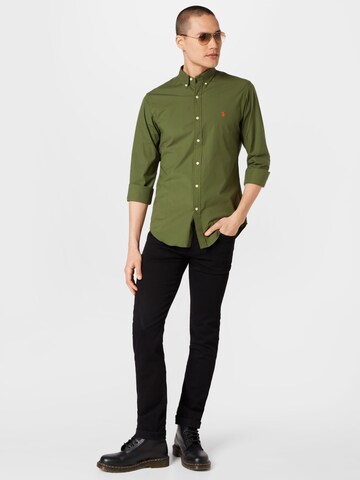 Polo Ralph Lauren - Slim Fit Camisa em verde