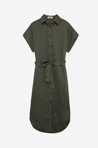 ECOALF - Vestidos camiseiros 'Amatista' em verde: frente