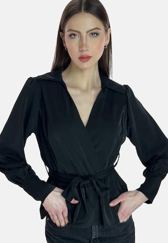 Elara Bluse in Schwarz