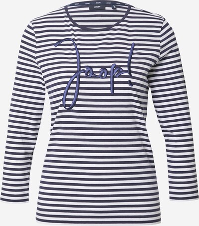 Tricou 'Tanne' JOOP! pe albastru închis / alb, Vizualizare produs