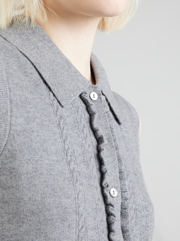 LEVI'S ® Kötött mellény 'Supersoft Mini Ruffle Vest Top' - szürke