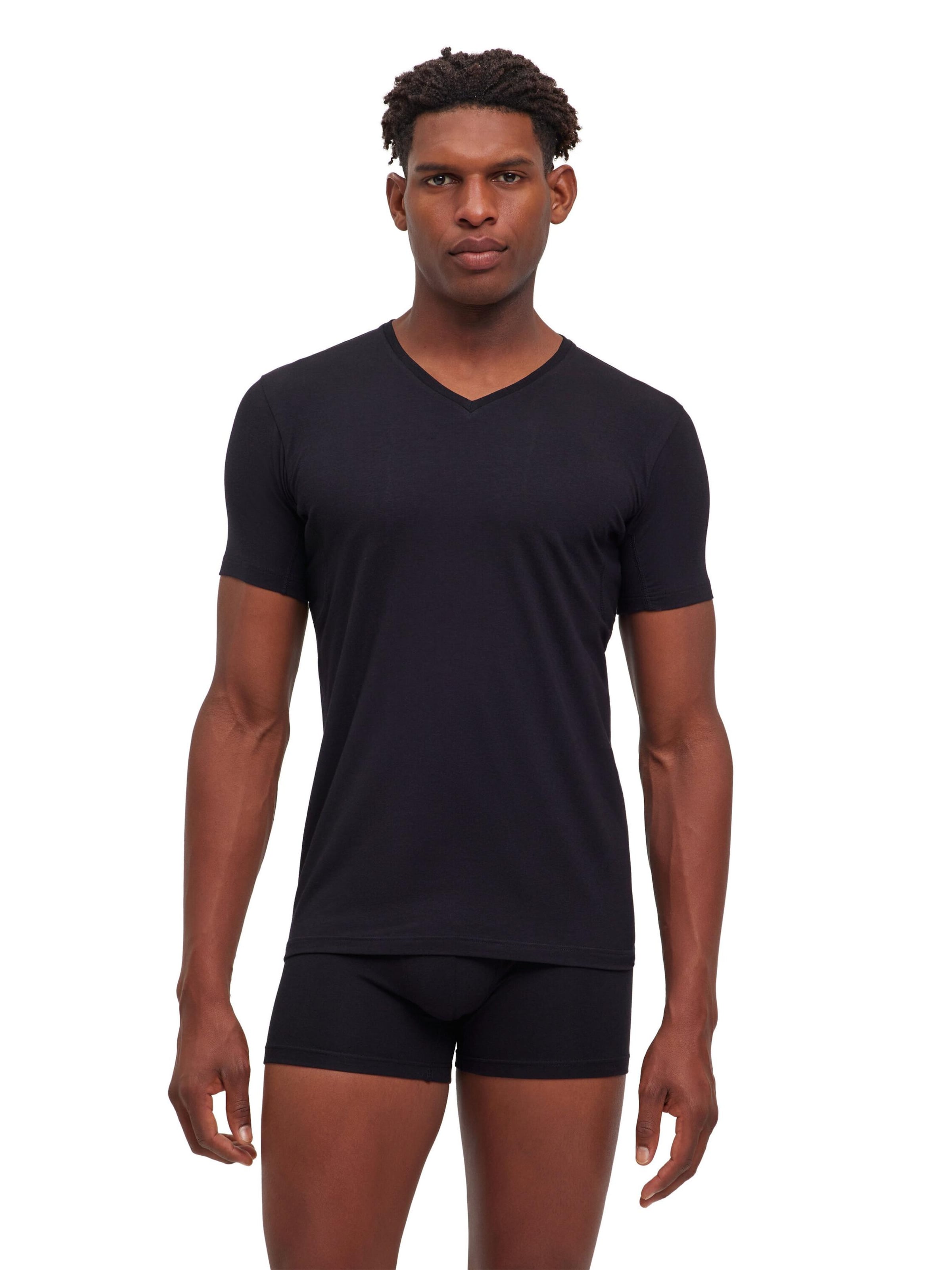 FALKE Unterhemd‌ in Schwarz: Vorderseite