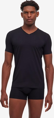 FALKE Unterhemd in Schwarz: Vorderseite