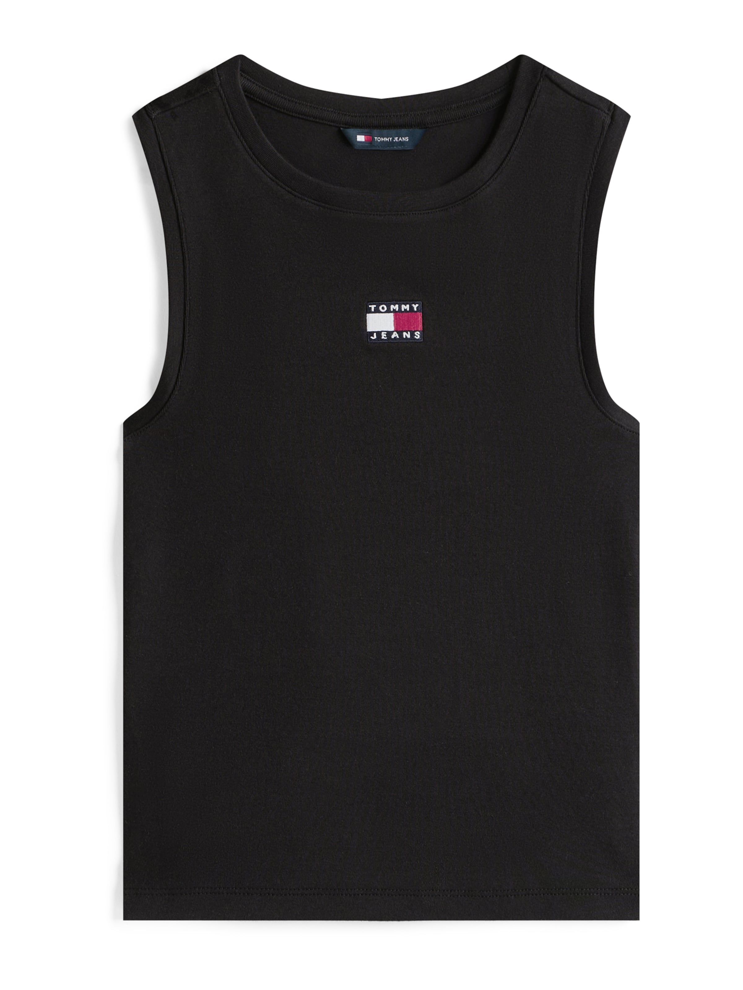 Tommy Jeans Τοπ σε μαύρο: μπροστά