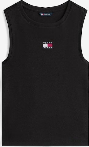 Tommy Jeans Top in Schwarz: Vorderseite