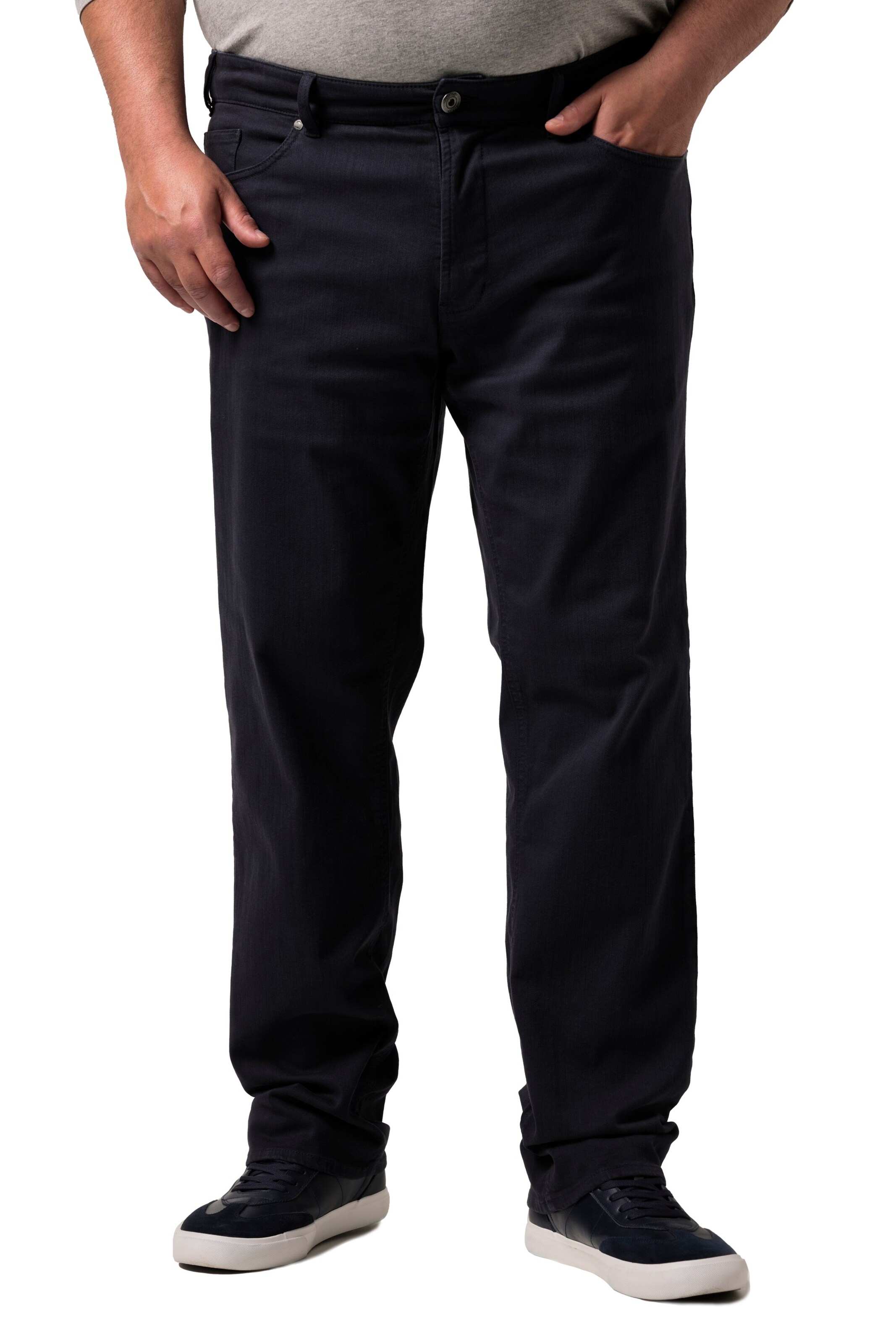 Regular Pantalon Men Plus en bleu : devant