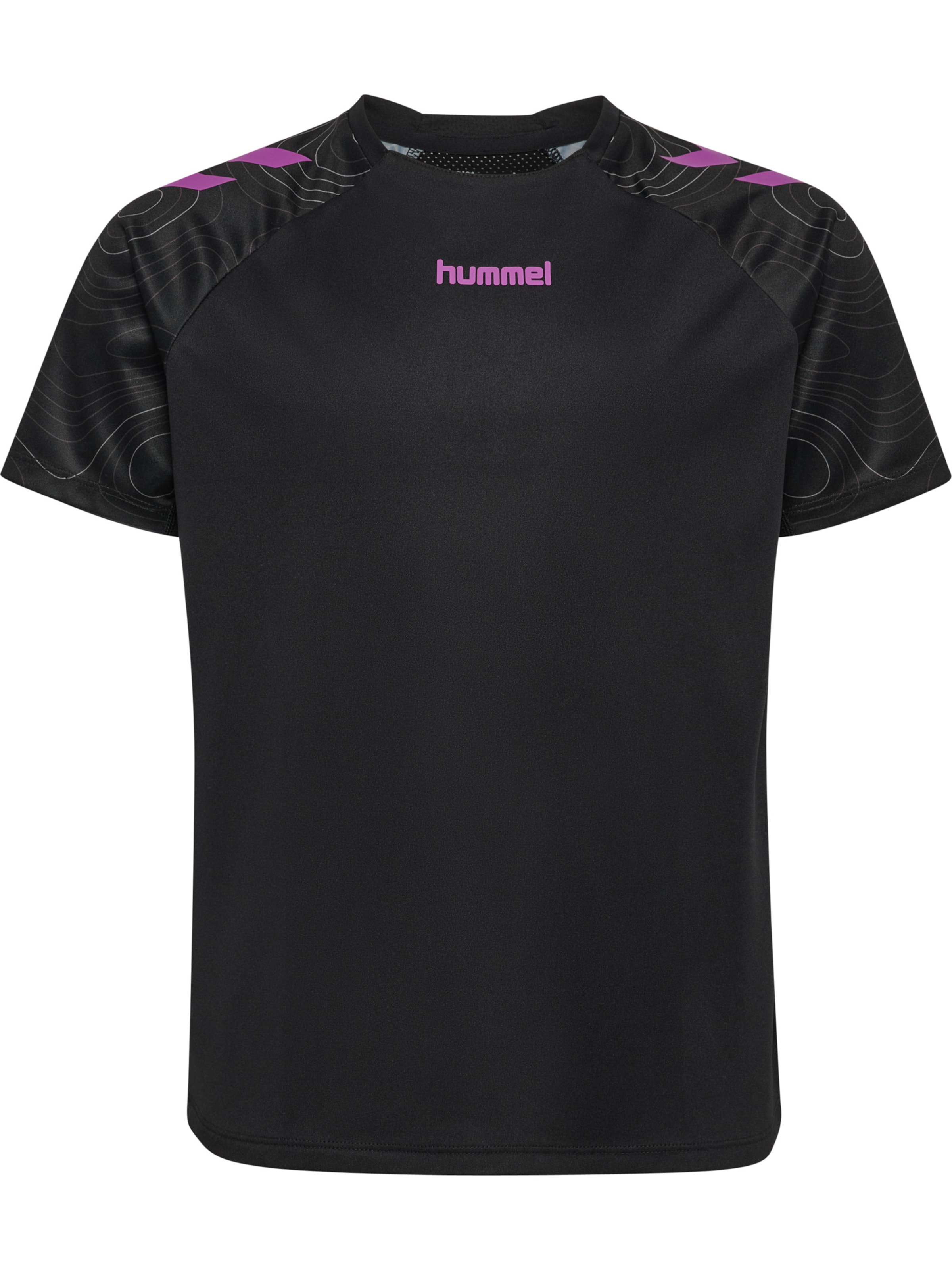 Hummel Functioneel shirt in Zwart: voorkant