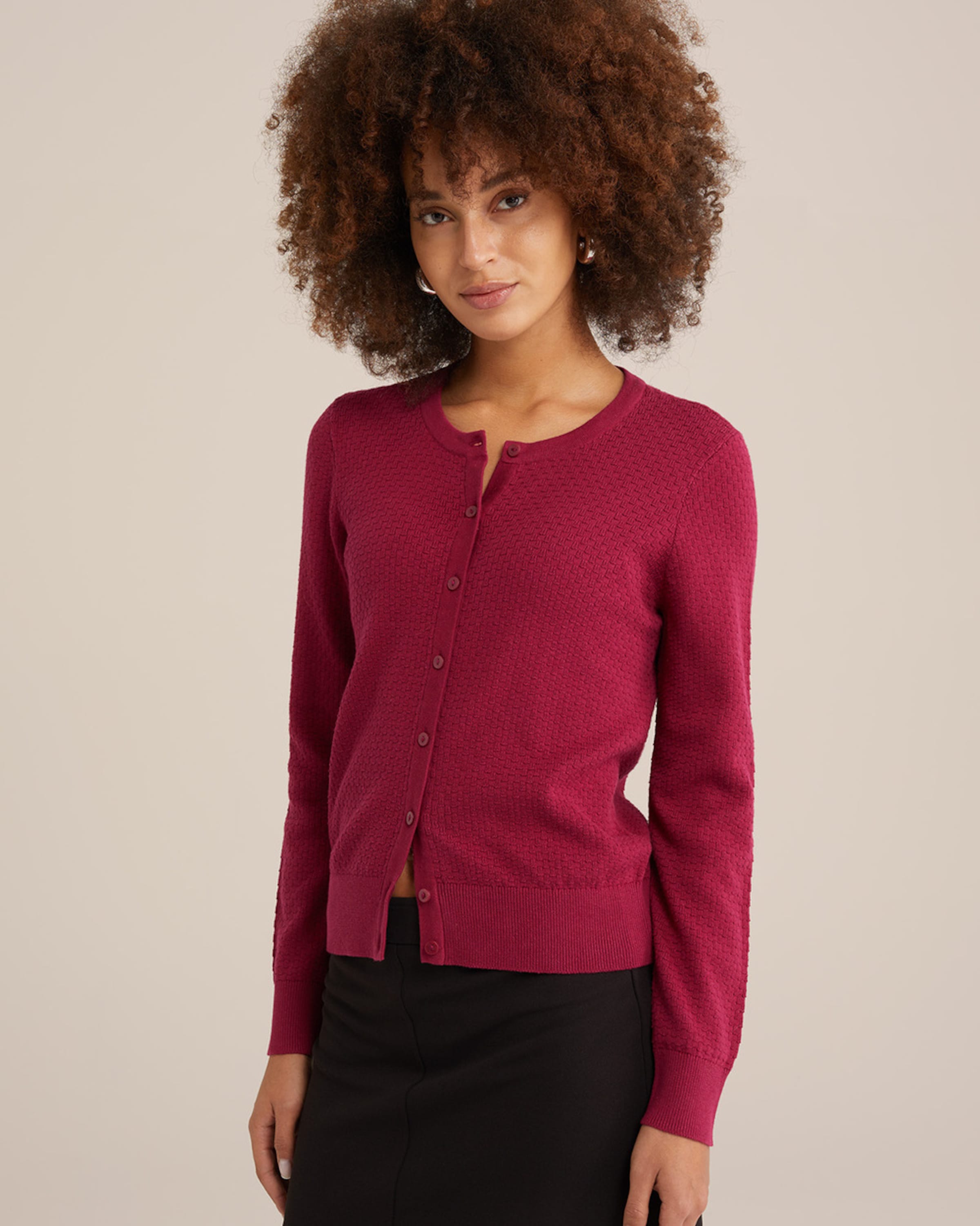 Red womens cardigan discount