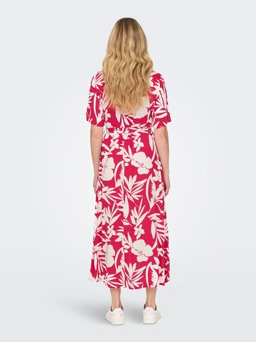 JDY Shirt Dress 'JDYSTARR' in Red