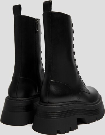 Bottes à lacets Pull&Bear en noir