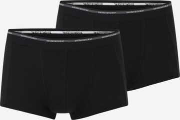 SEIDENSTICKER Boxer shorts 'Schwarze Rose' in Black: front