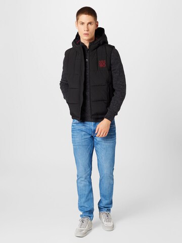 HUGO Red Vest 'Balti' in Black