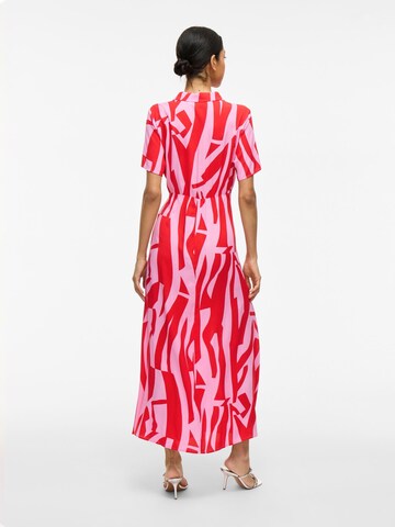 VILA Shirt dress in Red