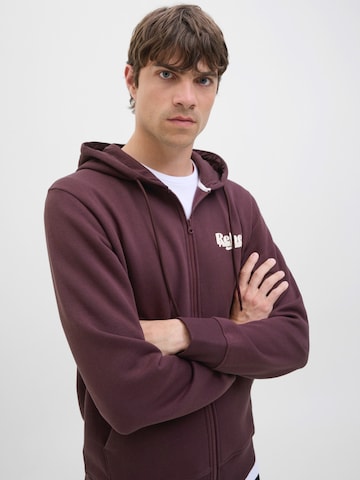 JJ Rebel Bluza rozpinana 'JREBRAKIM' w kolorze czerwony