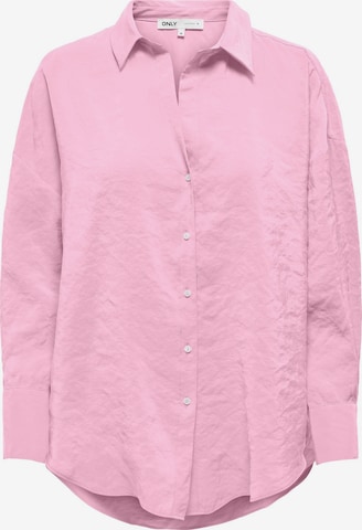 Camicia da donna 'CARZAZIMA' di ONLY Carmakoma in rosa: frontale