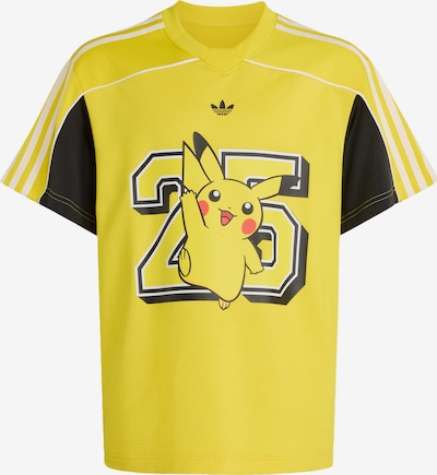 ADIDAS ORIGINALS T-Shirt 'Pokemon' in 128 in gelb / rot / schwarz / weiß, Produktansicht