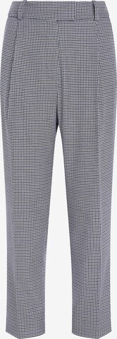 TOMMY HILFIGER Tapered Pleated Pants in Blue: front