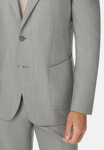 Boggi Milano Regular Suit 'Herringbone' in Grey