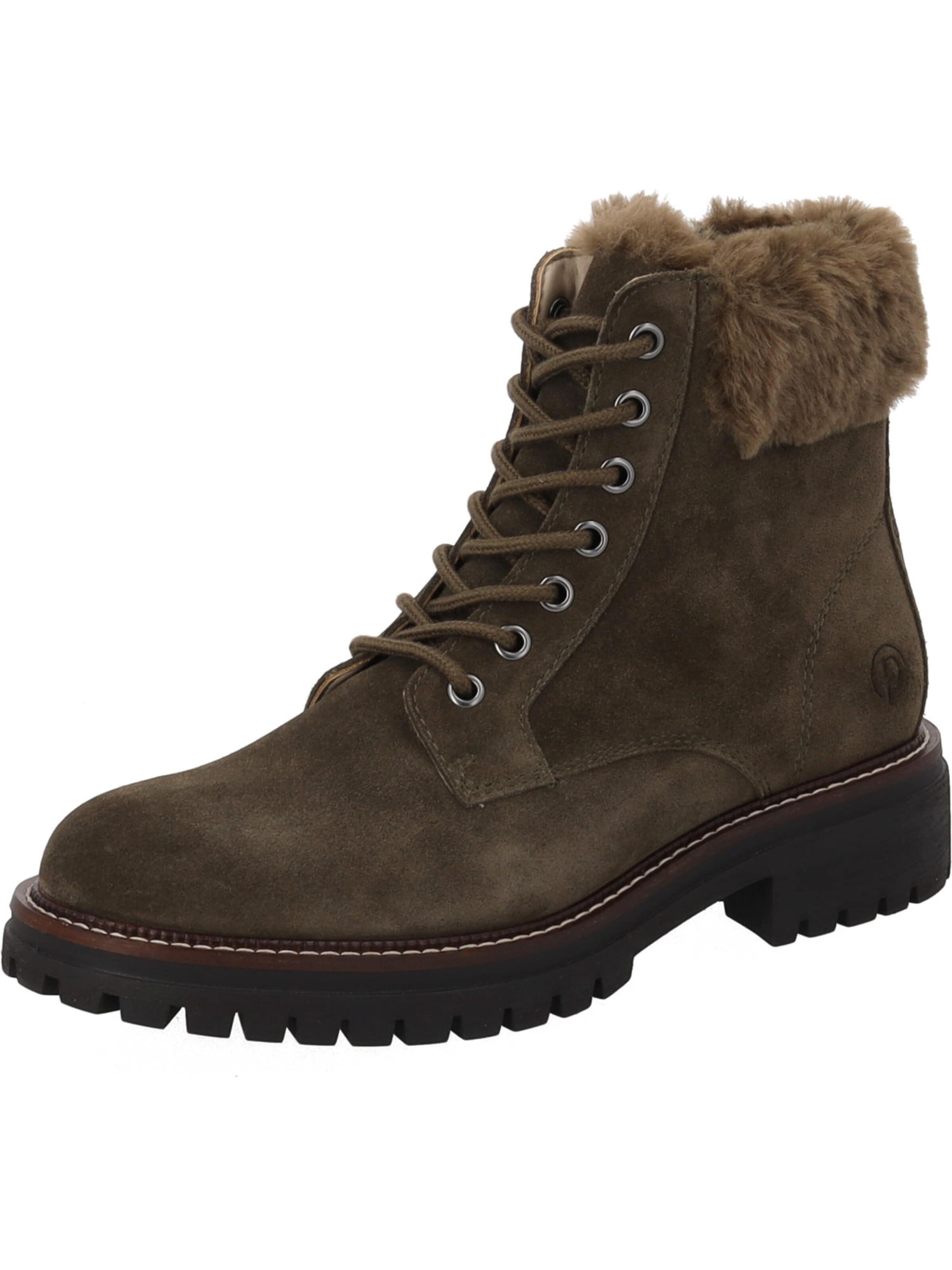 Bottines à lacets 'Shastina' Palado en vert : devant