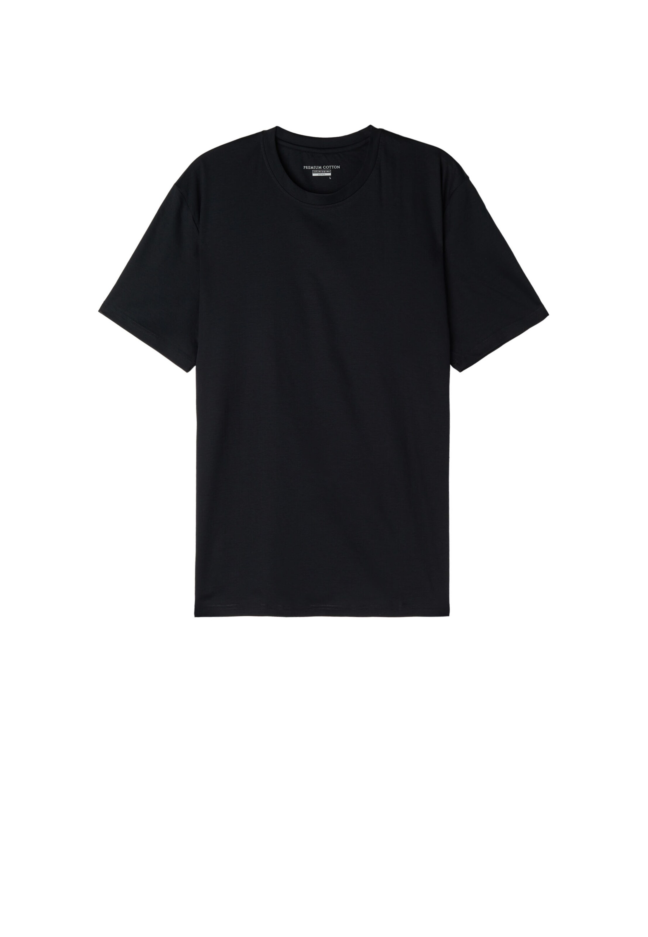 IUMAN Intimissimi Uomo Shirt 'Premium' in Black: front