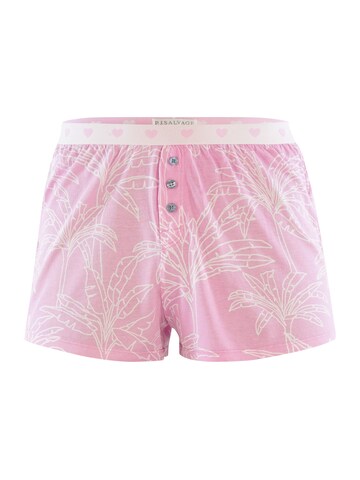 Pantalon de pyjama PJ Salvage en rose : devant