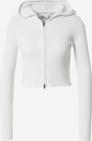 HOLLISTER Knit Cardigan 'APAC' in White: front