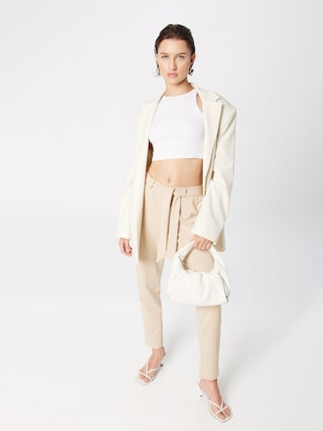 Soyaconcept Regular Trousers 'SIHAM' in Beige