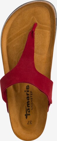 TAMARIS Teenslipper in Rood