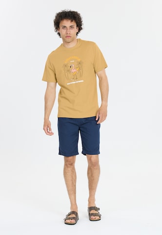 Cruz T-Shirt 'Ankara' in Braun