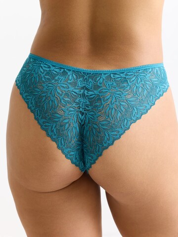 Erlich Textil - Tanga 'Iconic Lace' em azul