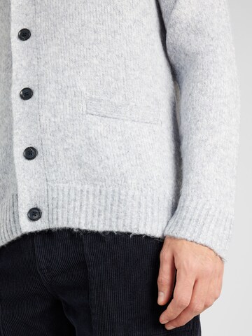 Abercrombie & Fitch Cardigan 'FUZZY' i grå