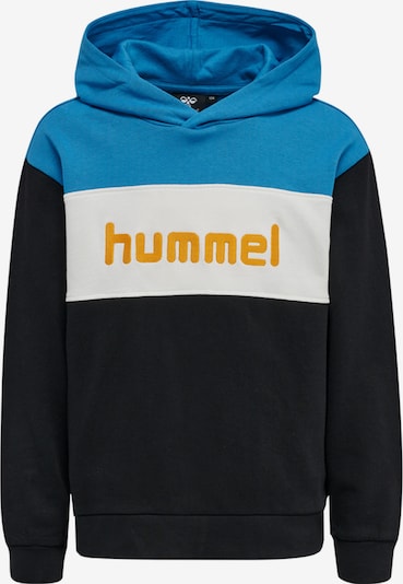 Hummel Sportief sweatshirt 'MORTEN' in de kleur Blauw / Navy / Geel / Wit, Productweergave