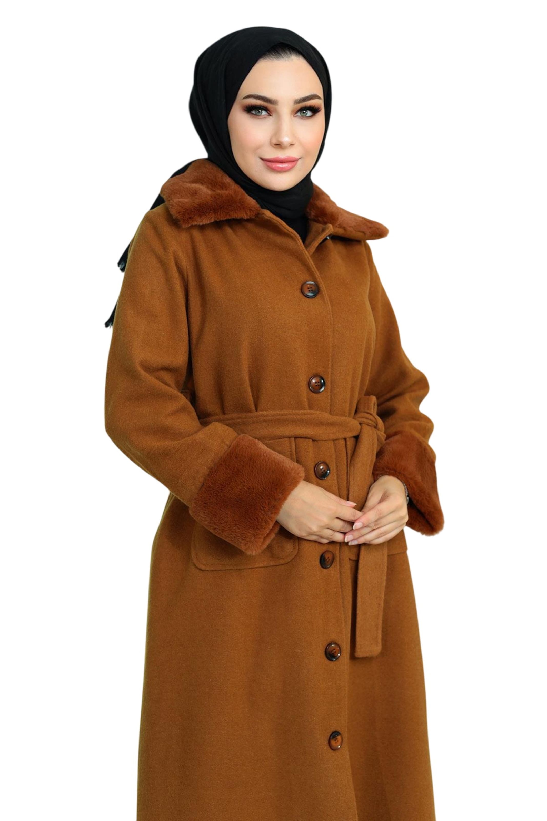 MODAMIHRAM Mantel in Braun