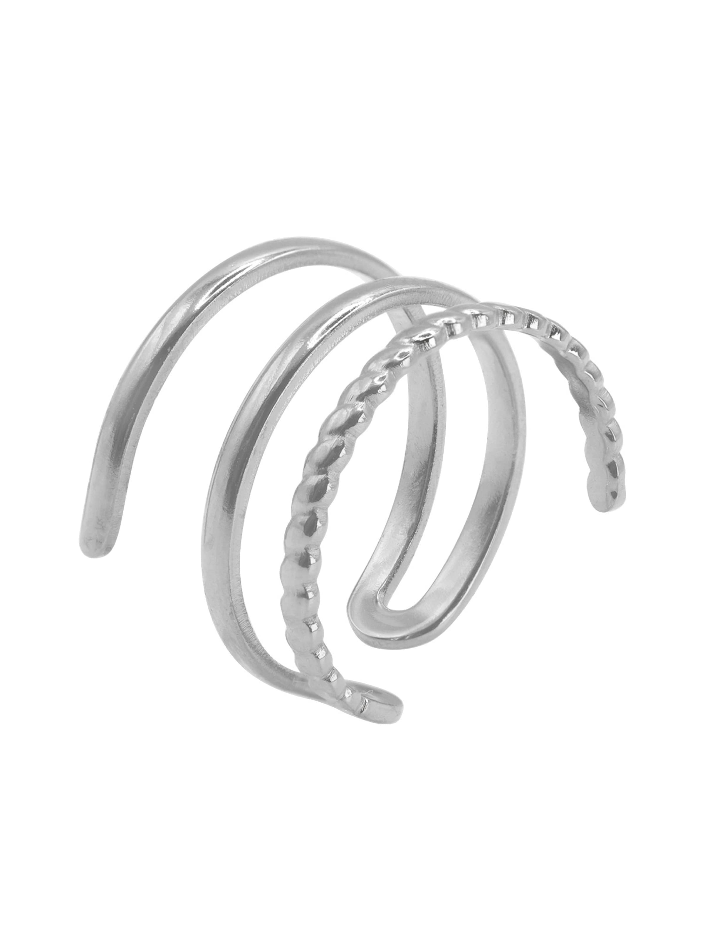 Heideman Ring 'Lucre' in Silver: front