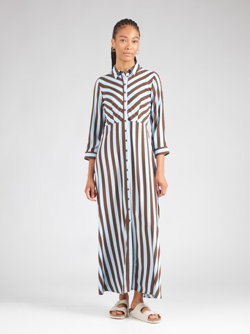 YAS Shirt dress 'YASSAVANNA' in Brown: front
