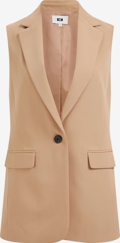 Gilet WE Fashion en beige : devant